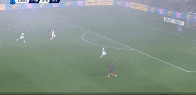 半场：国米1-0帕尔马，迪马尔科破门，比塞克、翁德赖伊卡中柱