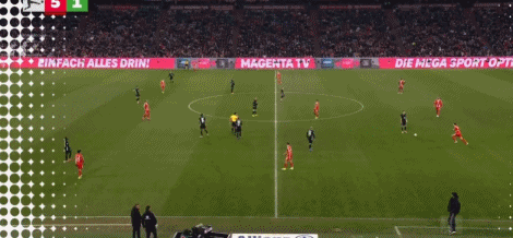 第68分钟，格雷茨卡快开任意球，凯恩助攻格雷罗破门，拜仁5-1